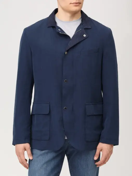 Ветровка из тенселя и льна SUIT FACTORY