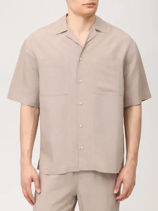 Костюм из вискозы и льна SUIT FACTORY