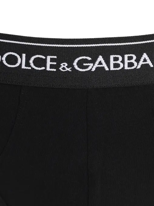 Набор из двух хлопковых трусов-бриф DOLCE & GABBANA