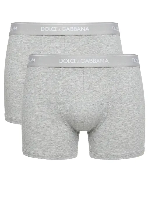 Набор из двух хлопковых трусов-боксеров DOLCE & GABBANA