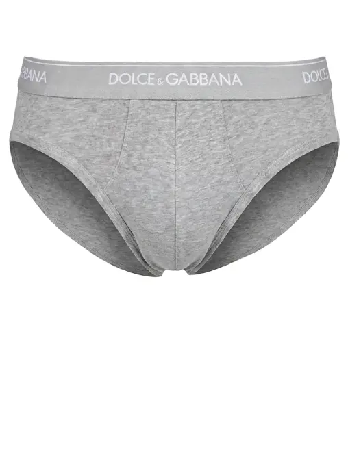 Набор из двух хлопковых трусов-бриф DOLCE & GABBANA