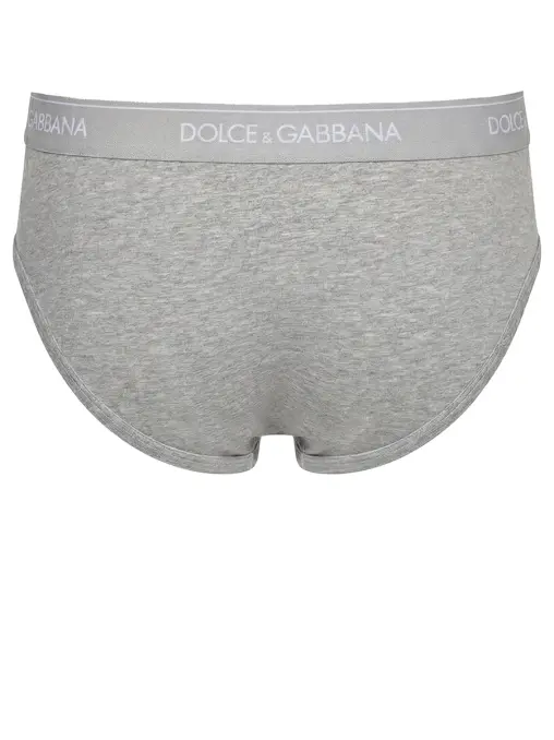 Набор из двух хлопковых трусов-бриф DOLCE & GABBANA