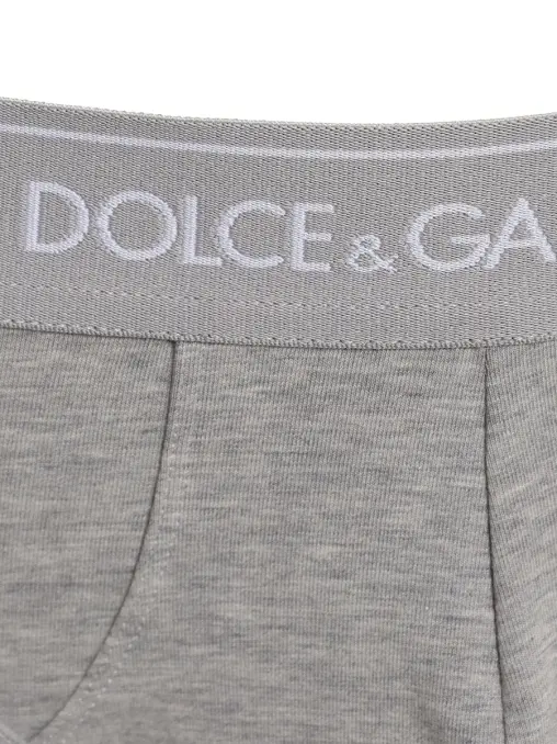 Набор из двух хлопковых трусов-бриф DOLCE & GABBANA