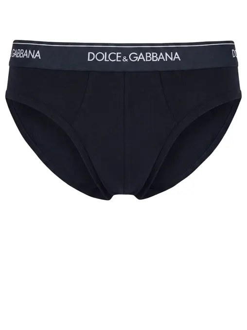 Набор из двух хлопковых трусов-бриф DOLCE & GABBANA