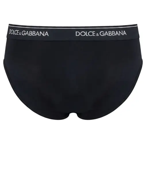 Набор из двух хлопковых трусов-бриф DOLCE & GABBANA