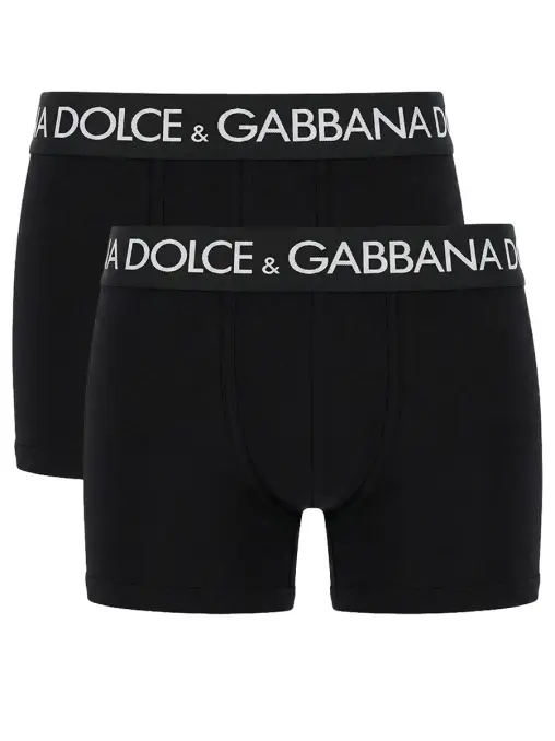Набор из двух хлопковых трусов-боксеров DOLCE & GABBANA