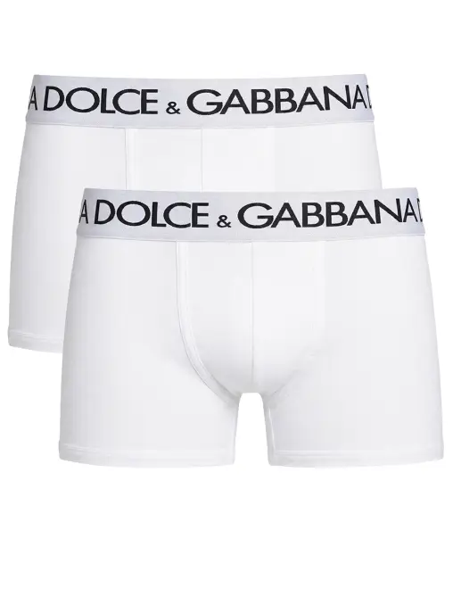 Набор из двух хлопковых трусов-боксеров DOLCE & GABBANA