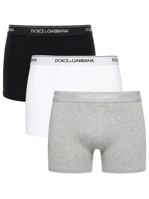 Набор хлопковых трусов-боксеров DOLCE & GABBANA