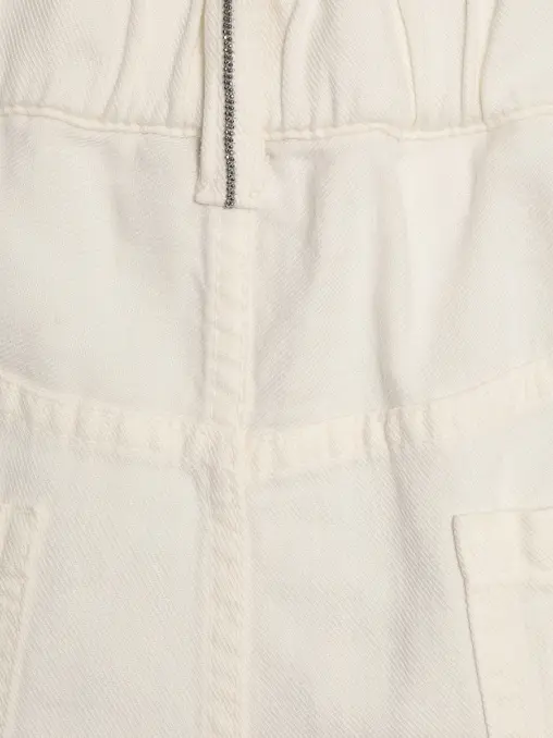Брюки из хлопка и льна BRUNELLO CUCINELLI