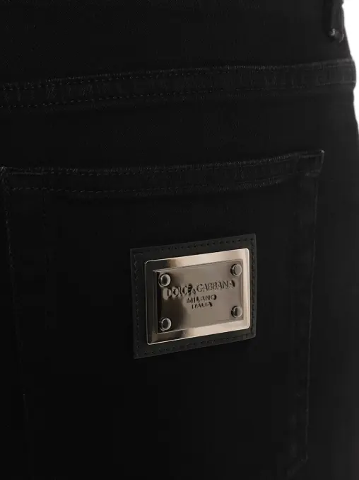 Джинсы Slim Fit хлопковые DOLCE & GABBANA