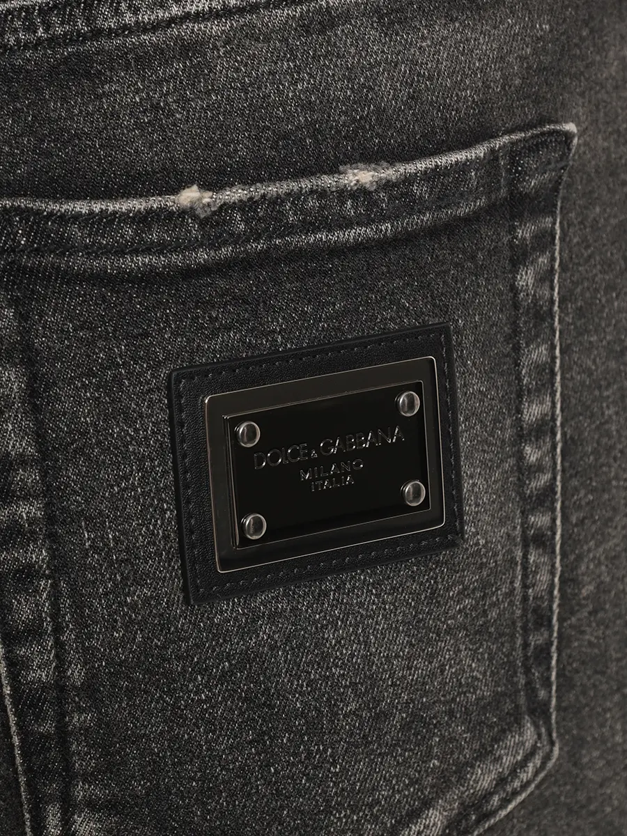 Джинсы Slim Fit хлопковые