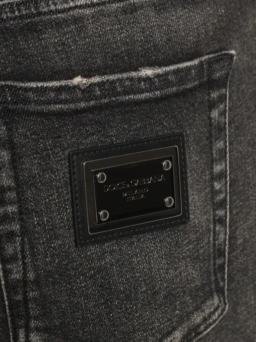Джинсы Slim Fit хлопковые DOLCE & GABBANA