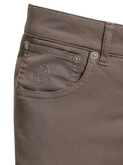 Джинсы хлопковые BRUNELLO CUCINELLI