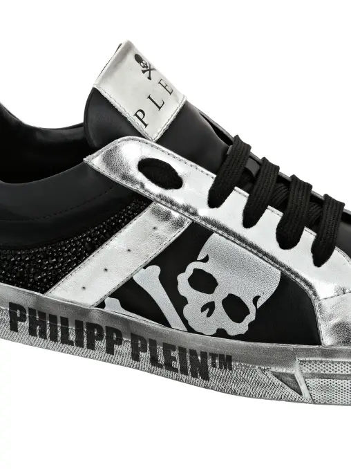 Кеды из замши и кожи PHILIPP PLEIN