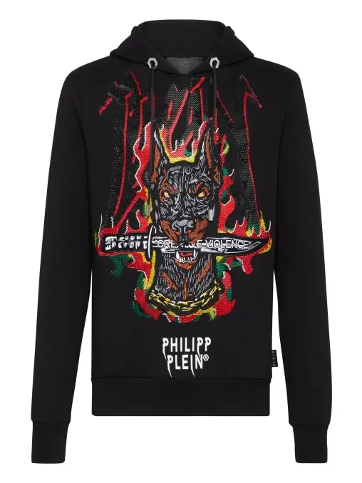 Худи хлопковое PHILIPP PLEIN