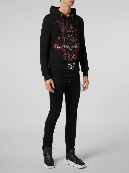 Худи хлопковое PHILIPP PLEIN