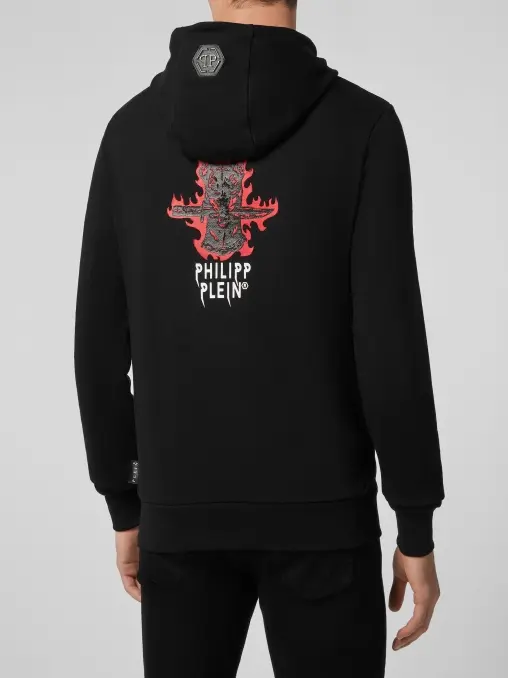 Худи хлопковое PHILIPP PLEIN