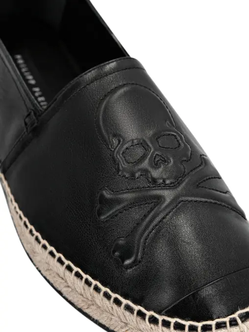 Эспадрильи кожаные PHILIPP PLEIN