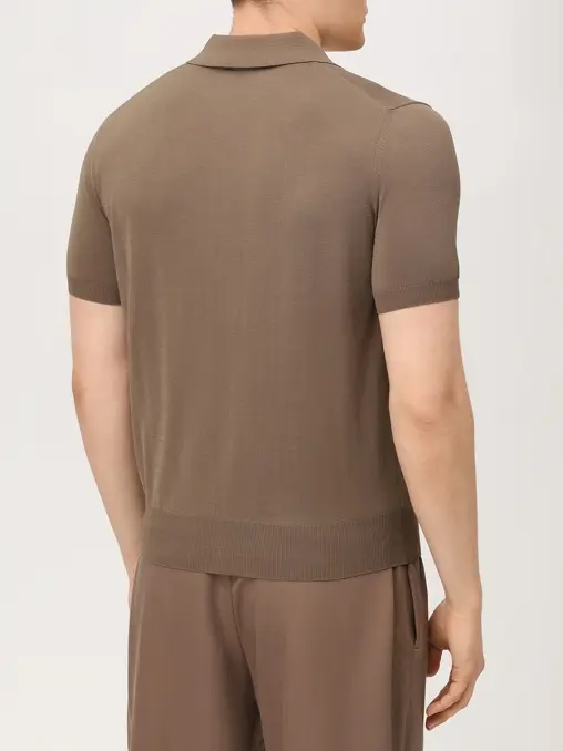 Поло хлопковое CANALI