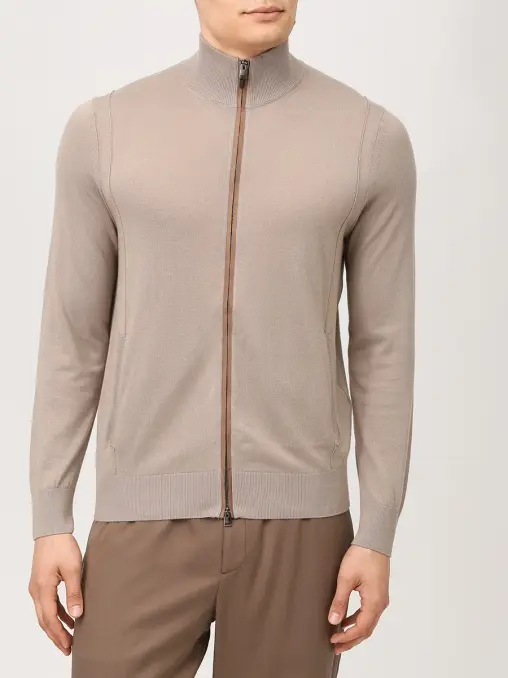 Кардиган из хлопка и модала CANALI