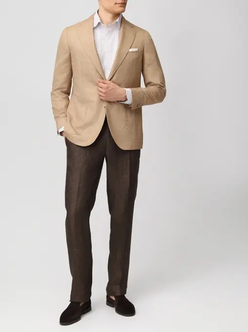 Рубашка Slim Fit хлопковая CANALI