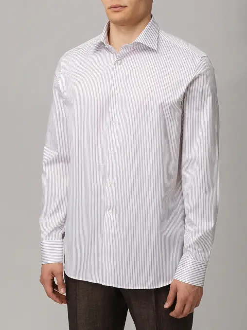 Рубашка Slim Fit хлопковая CANALI