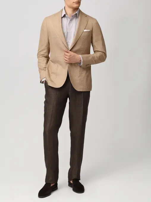 Рубашка Regular Fit хлопковая CANALI