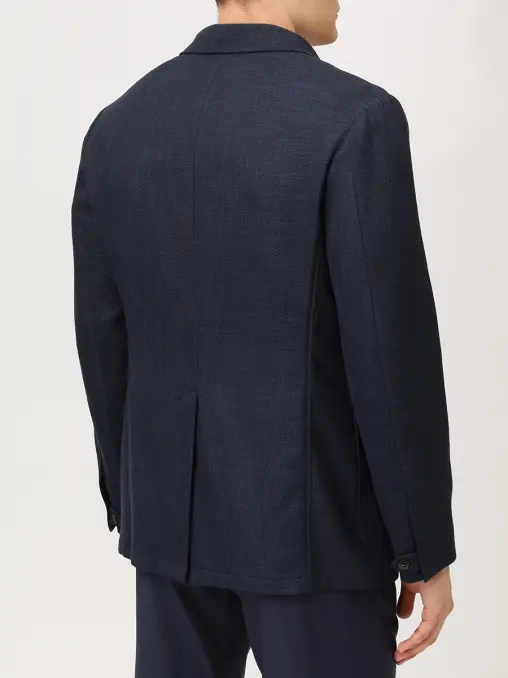 Пиджак из хлопка и шерсти CANALI