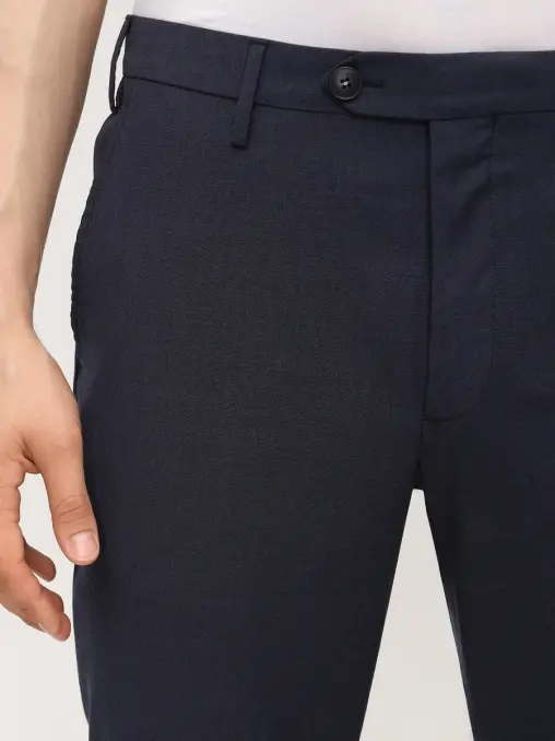 Брюки Regular Fit шерстяные CANALI