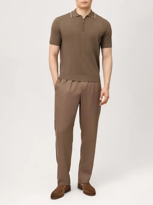 Поло хлопковое CANALI