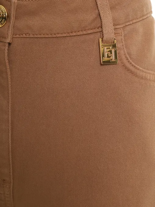 Джинсы хлопковые ELISABETTA FRANCHI