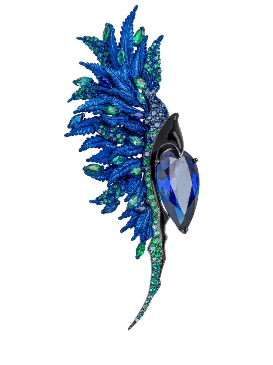 Брошь Blue Bird