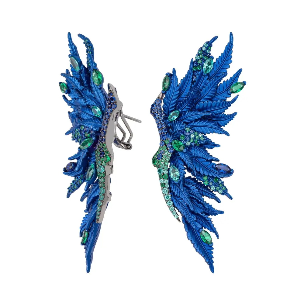 Серьги Blue Bird