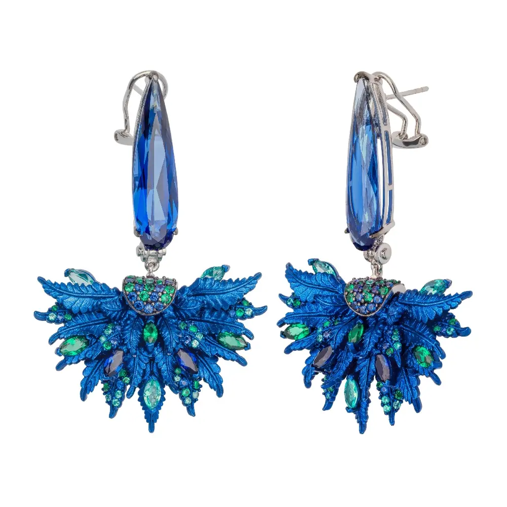Серьги Blue Bird