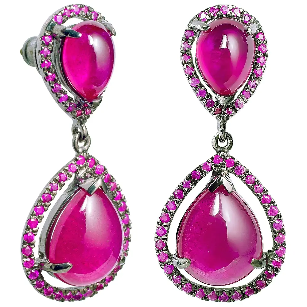 Серьги Rubies&Sapphires