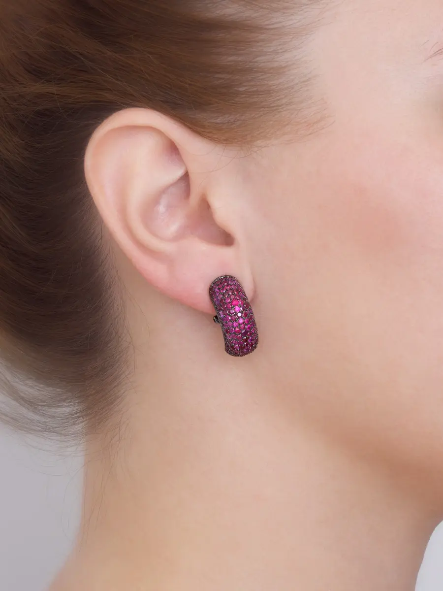 Серьги Rubies&Sapphires