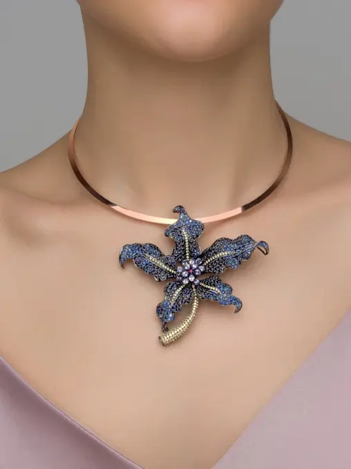 Брошь Rubies&Sapphires STYLE AVENUE