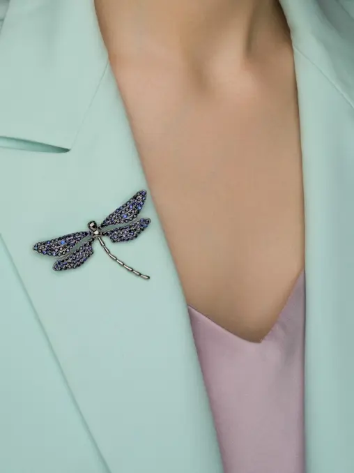 Брошь Rubies&Sapphires STYLE AVENUE