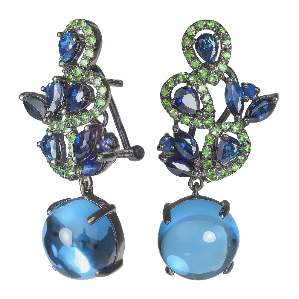 Серьги Rubies&Sapphires