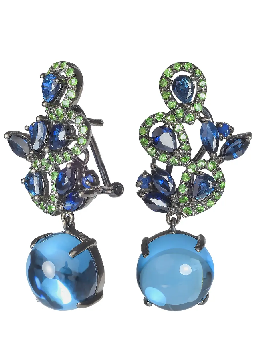 Серьги Rubies&Sapphires
