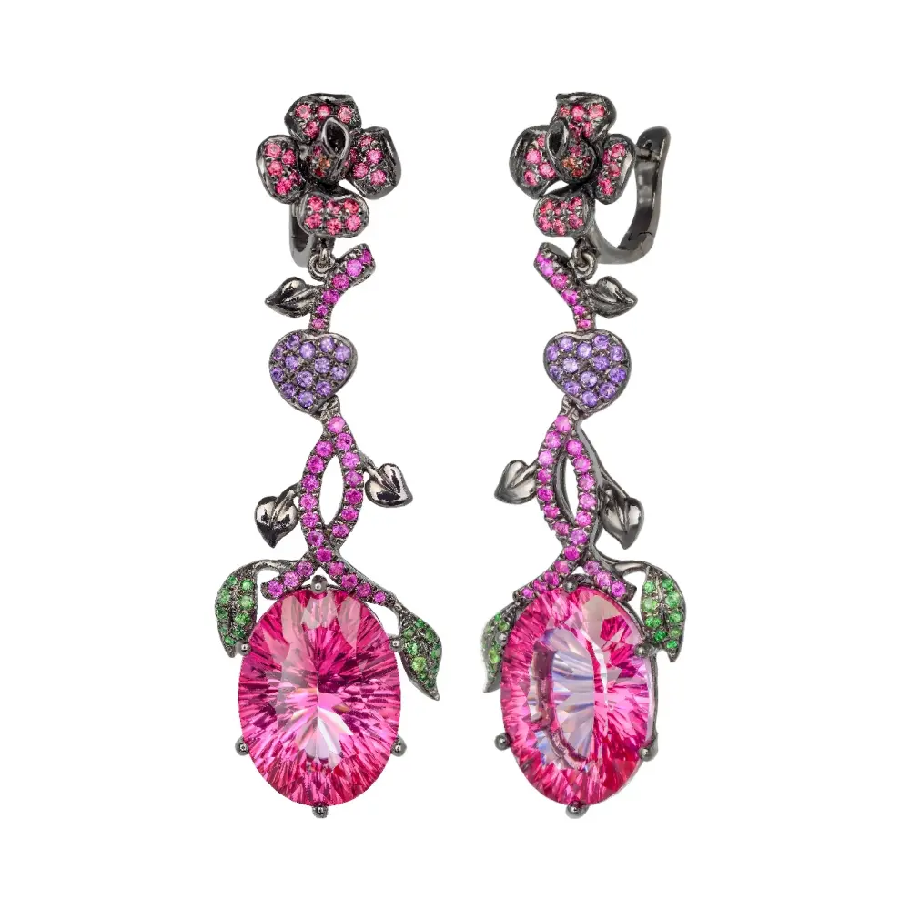 Серьги Rubies&Sapphires