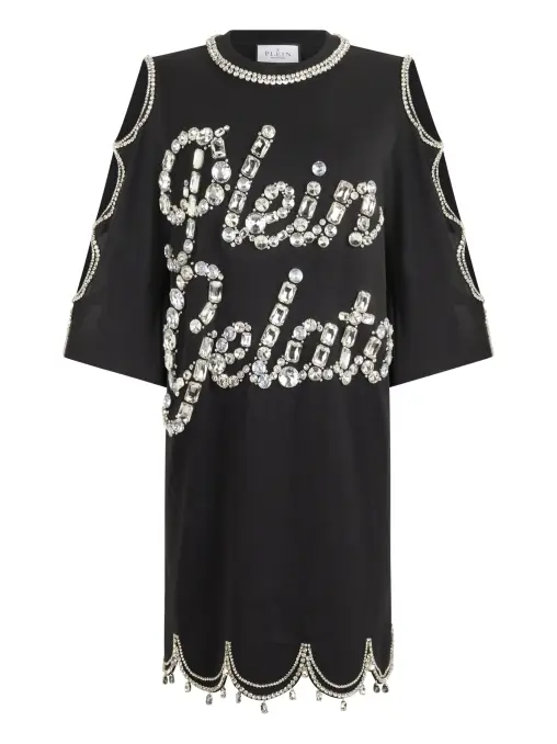 Платье хлопковое PHILIPP PLEIN