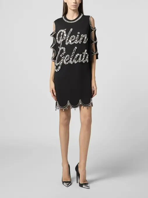 Платье хлопковое PHILIPP PLEIN