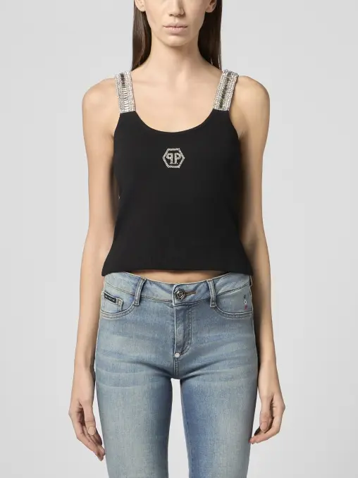 Топ с кристаллами PHILIPP PLEIN