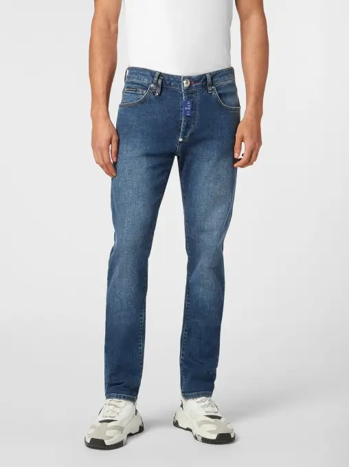 Джинсы хлопковые PHILIPP PLEIN