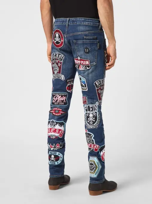 Джинсы хлопковые PHILIPP PLEIN