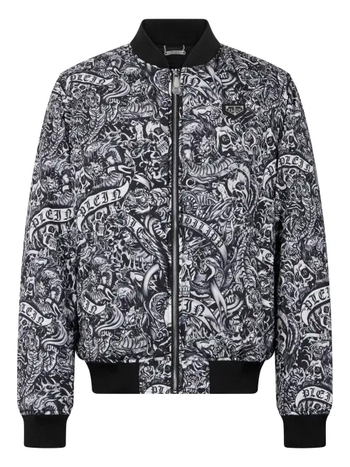 Бомбер с принтом PHILIPP PLEIN