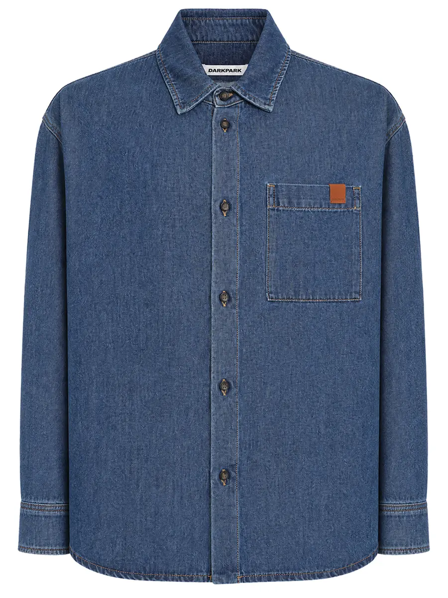 Рубашка Regular Fit джинсовая