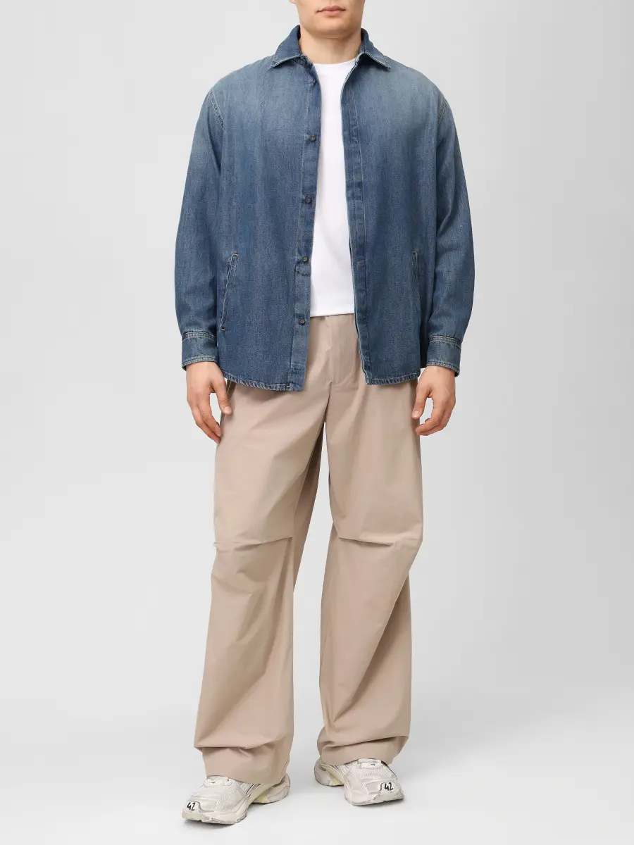 Рубашка Regular Fit джинсовая