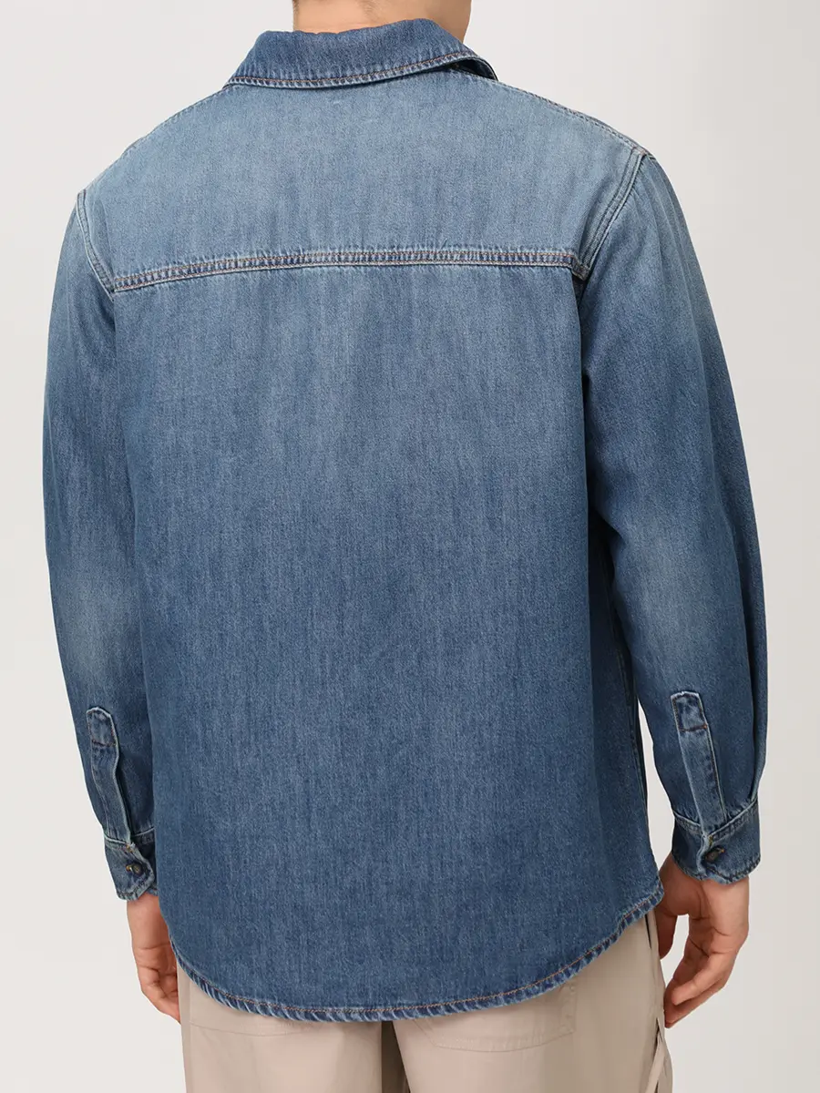 Рубашка Regular Fit джинсовая